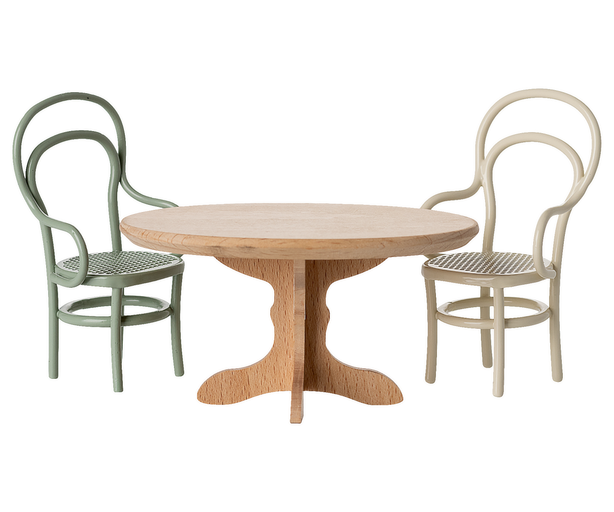 Maileg | Oval Dining Table Mouse Natural