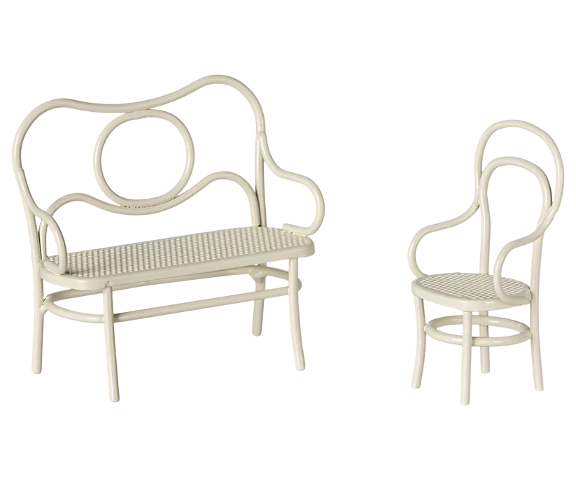 Maileg | CafÃ© Set, Muis, Klein - Gebroken Wit