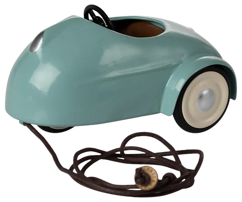 Maileg | Car, Mouse - Light Blue