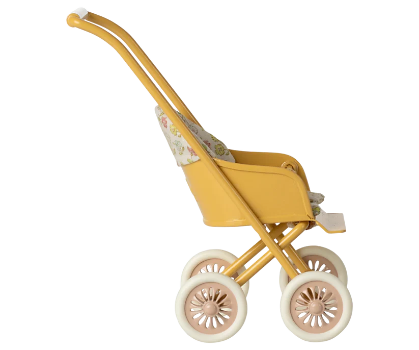 Maileg | Stroller, Micro - Yellow