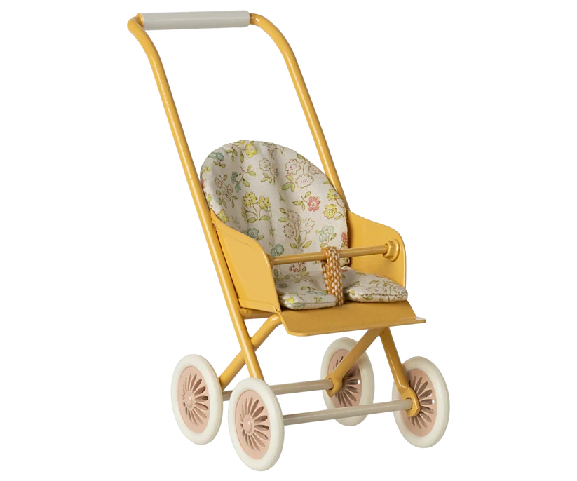 Maileg | Stroller, Micro - Yellow
