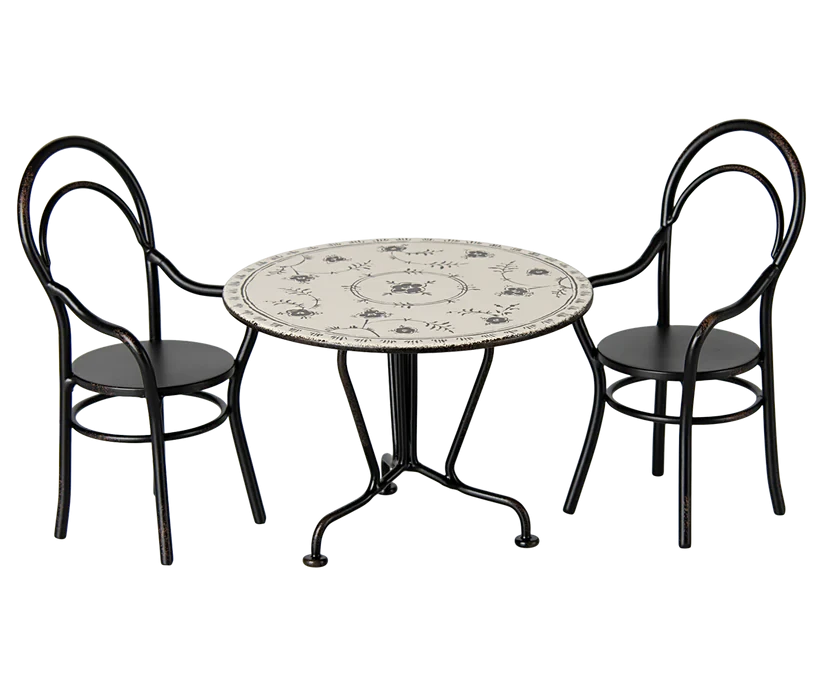 Maileg | Dining Table, Set with 2 Chairs