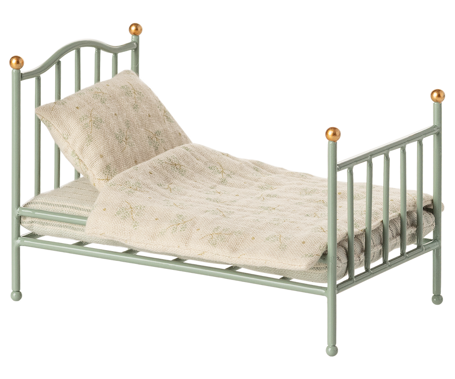 Maileg | Vintage Eenpersoonsbed Muis Mint