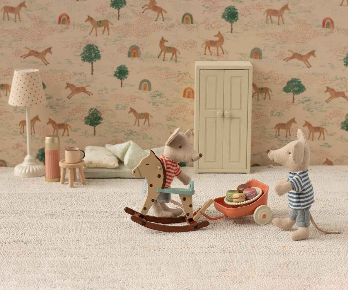 Maileg | Vintage Standing Lamp Mouse Sand