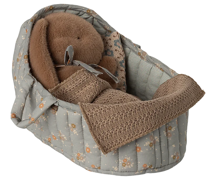Maileg | Travel Crib, Large - Blue