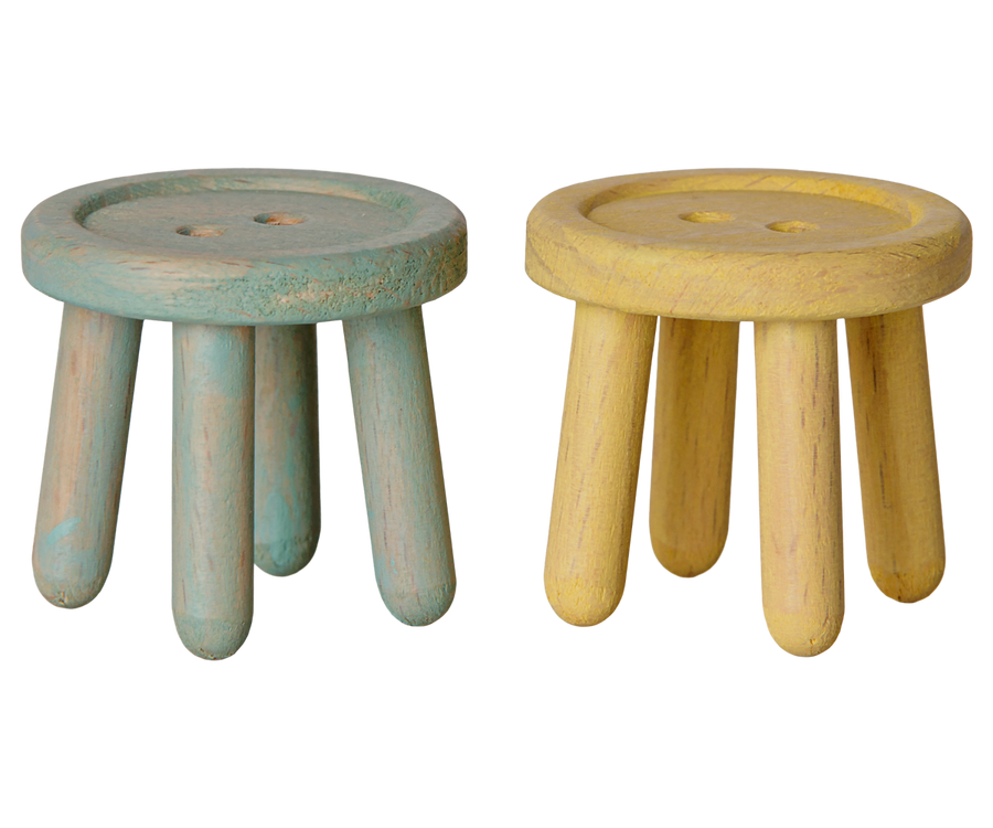 Maileg | stoelenset voor muizen mint/ licht geel
