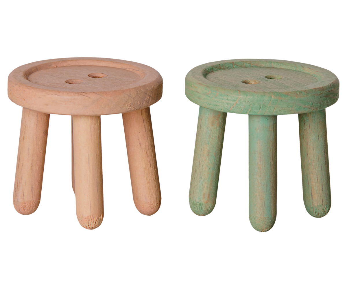 Maileg | stoelenset voor muizen licht roze/ licht mint