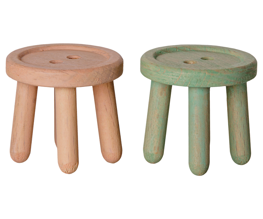 Maileg | stoelenset voor muizen licht roze/ licht mint
