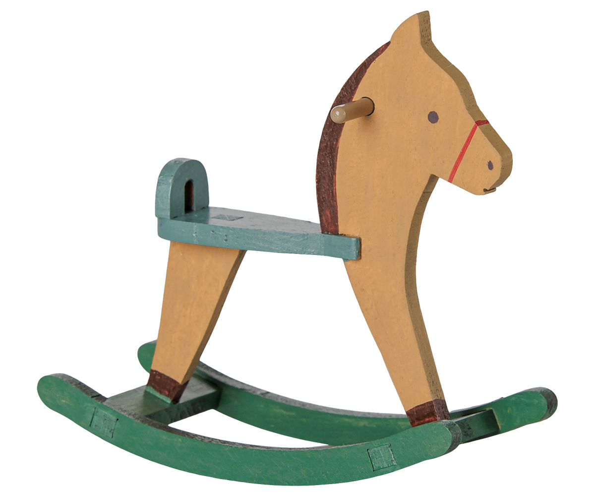 Maileg | Rocking horse, Mouse - Light brown