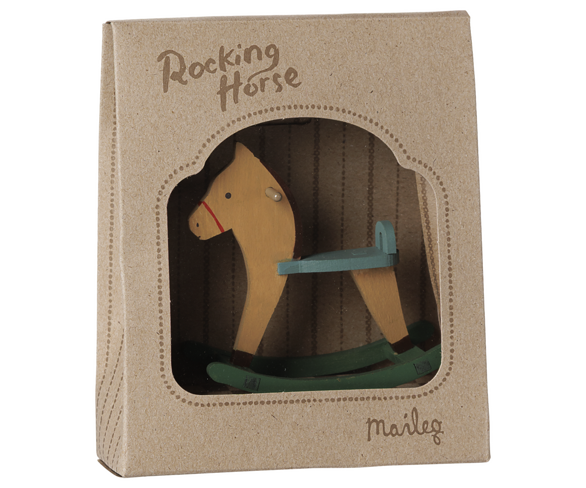 Maileg | Rocking horse, Mouse - Light brown
