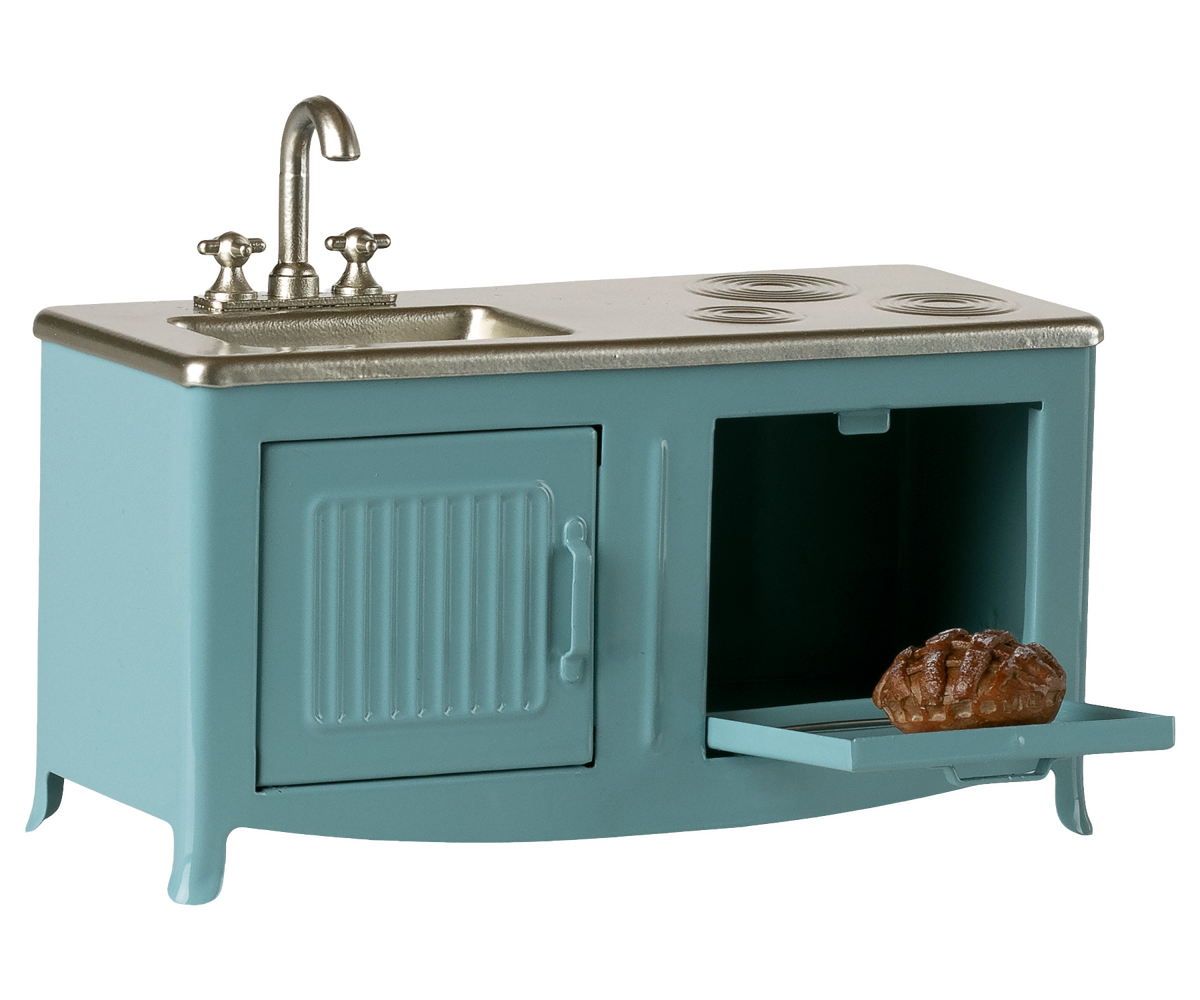 Maileg | Keuken Muis Blauw
