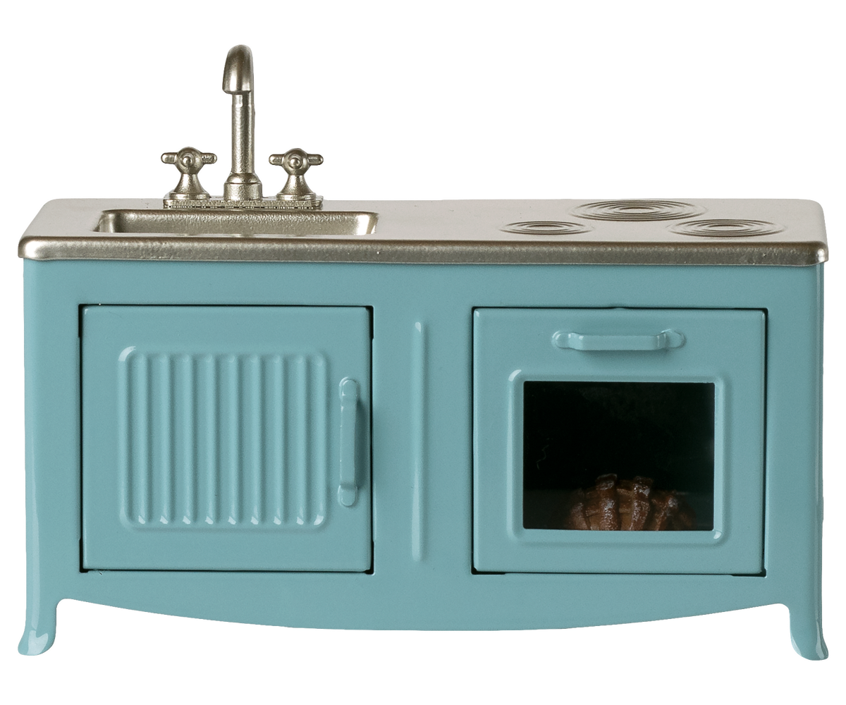 Maileg | Keuken Muis Blauw
