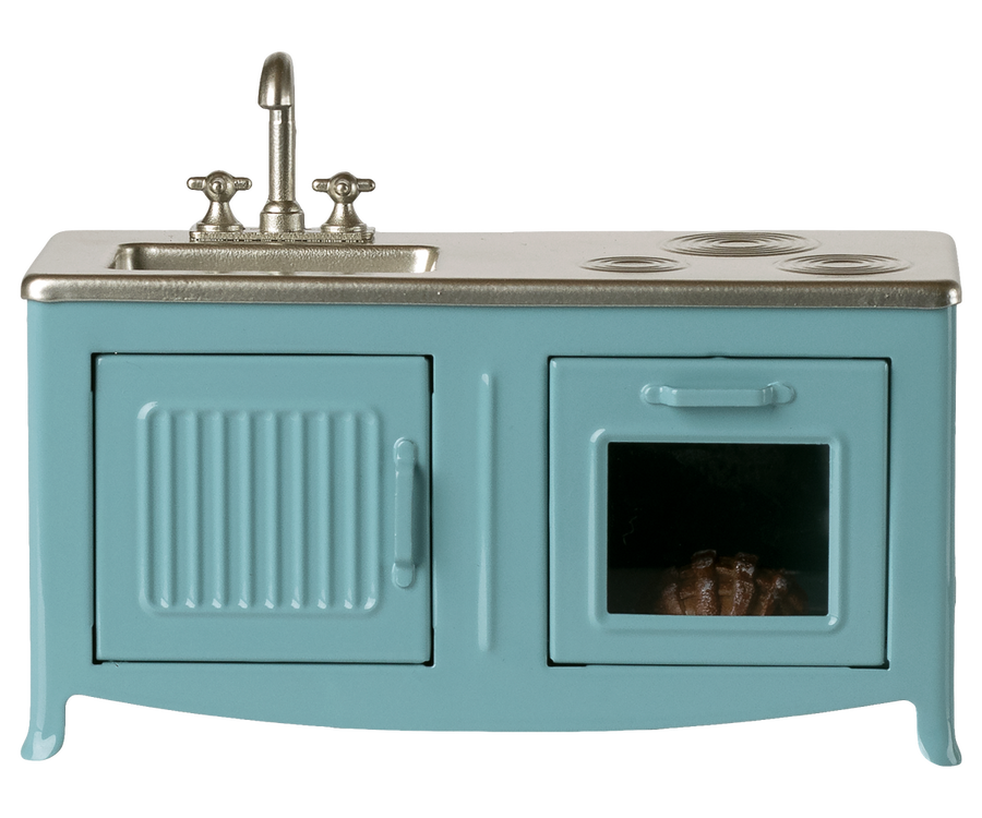Maileg | Keuken Muis Blauw