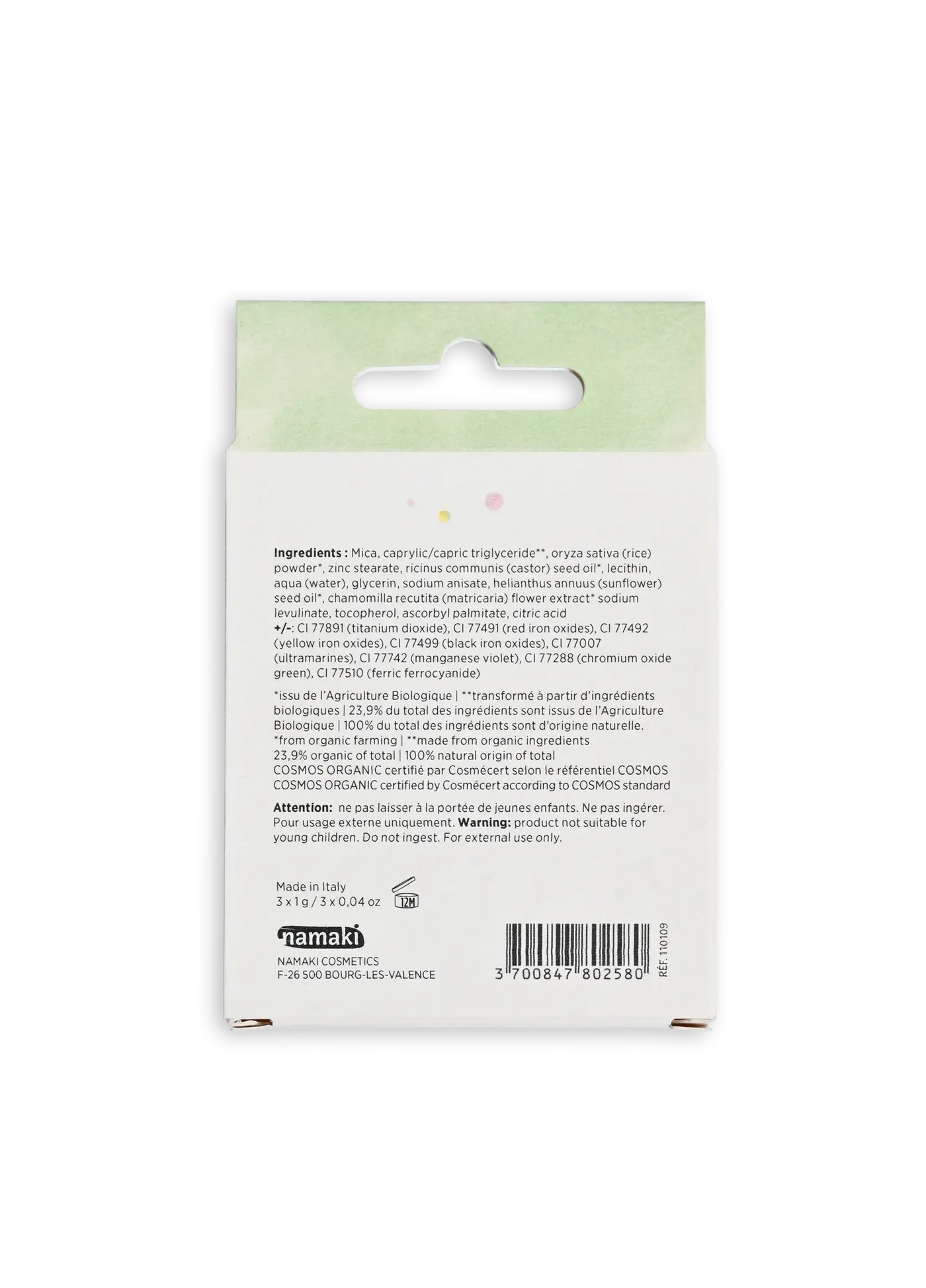 Namaki | oogschaduw palette lente