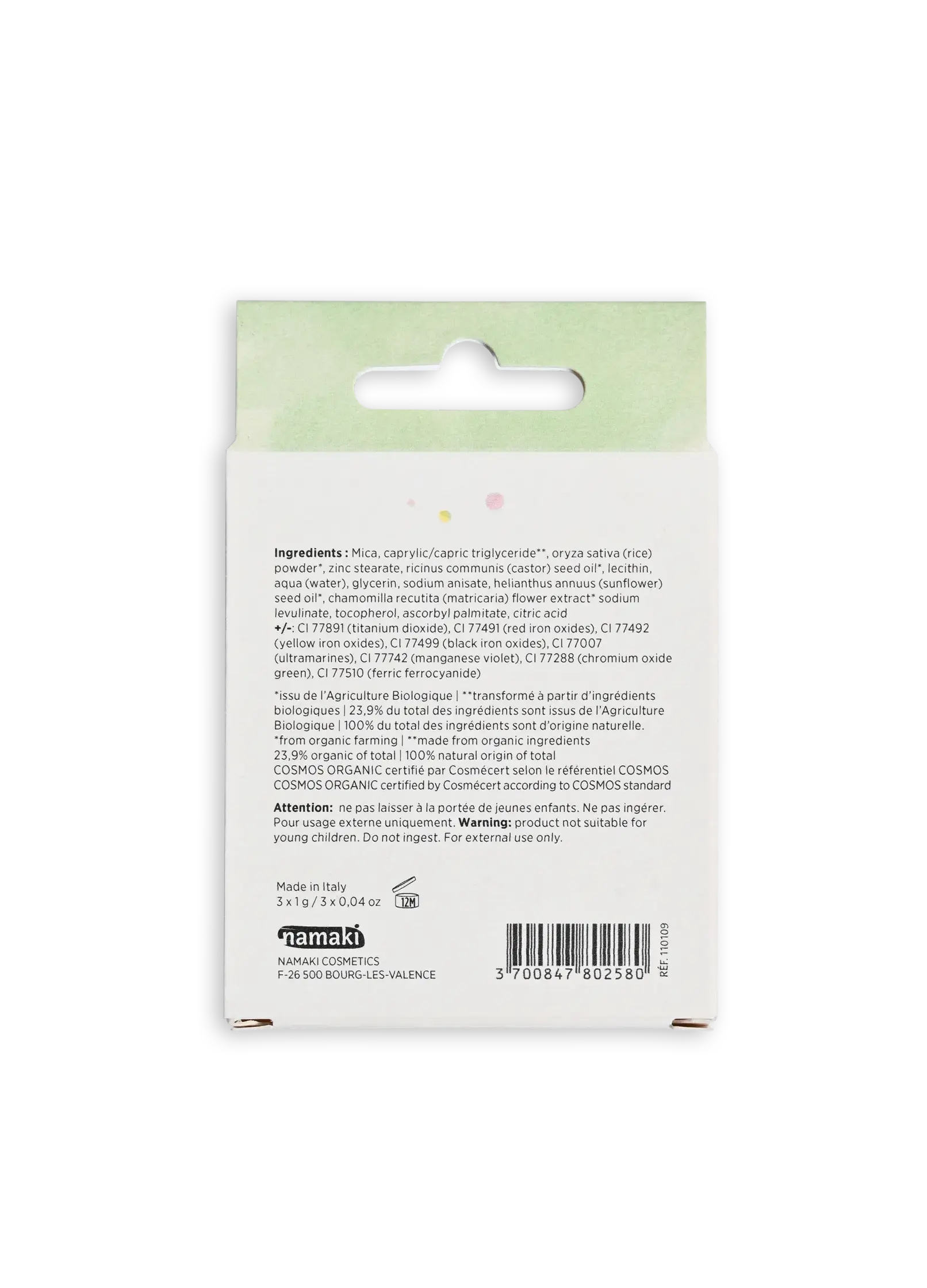 Namaki | oogschaduw palette lente