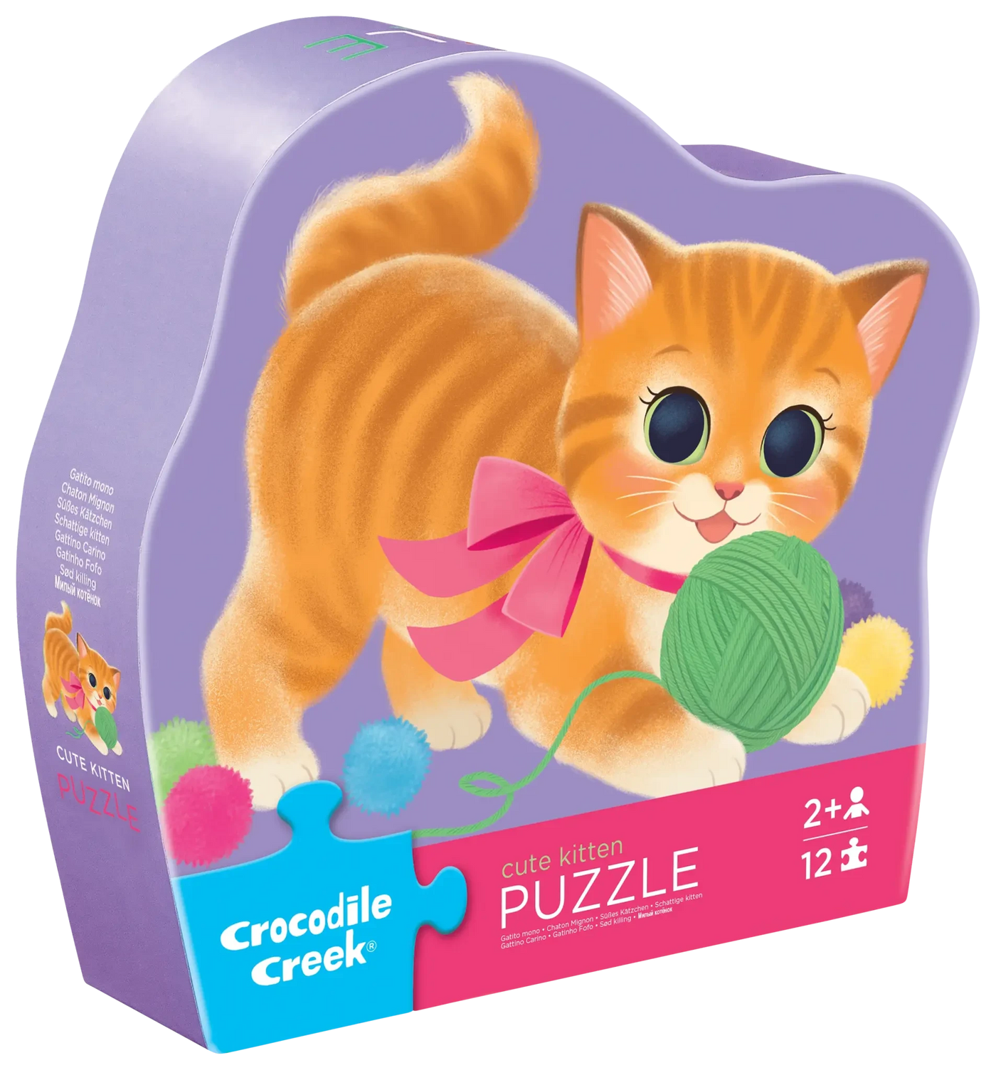 Crocodile Creek | Mini Puzzle Cute Kittens 12 Pieces