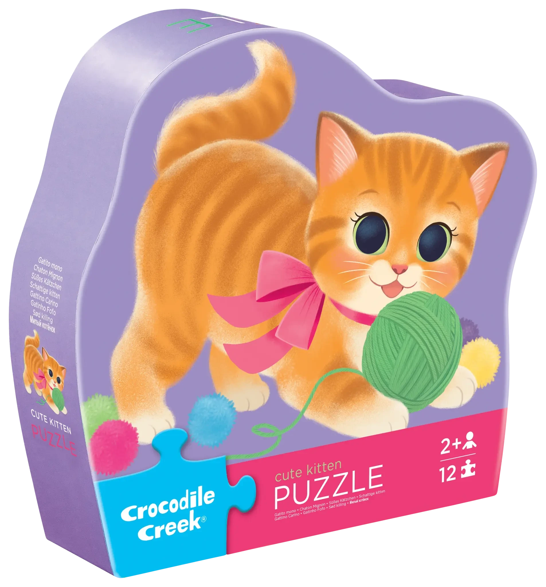 Crocodile Creek | Mini Puzzle Cute Kittens 12 Pieces