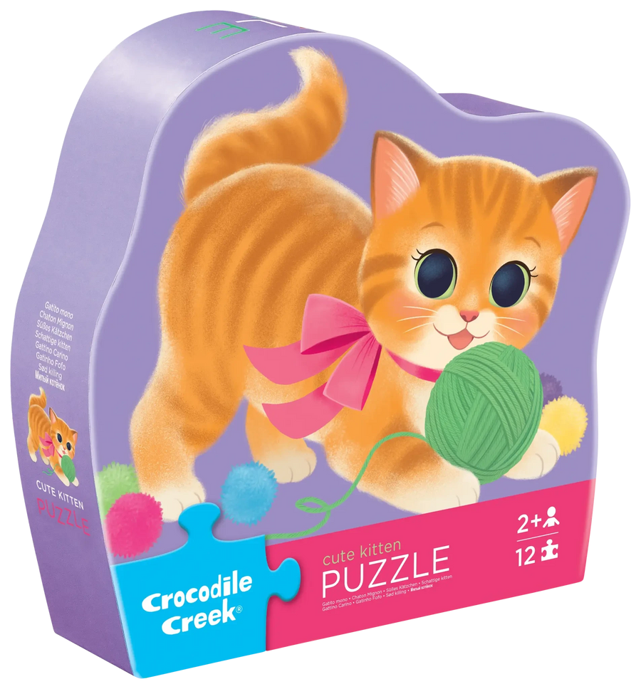 Crocodile Creek | Mini Puzzle Cute Kittens 12 Pieces