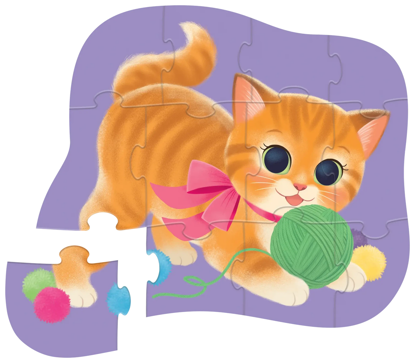 Crocodile Creek | Mini Puzzle Cute Kittens 12 Pieces