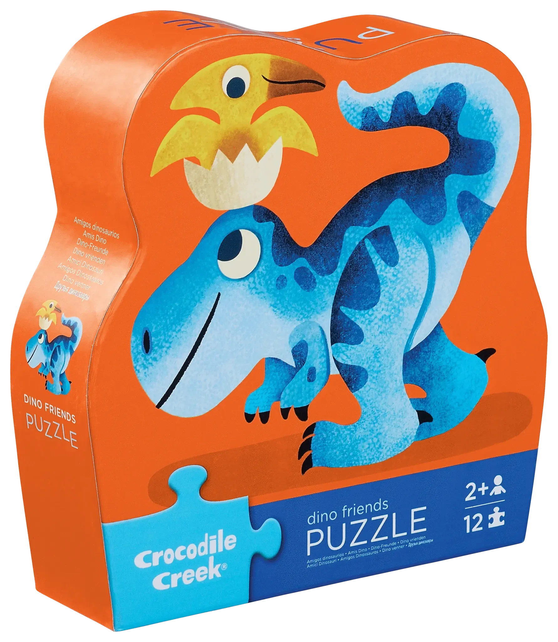 Crocodile Creek | Mini Puzzel Dinovrienden 12 Stuks