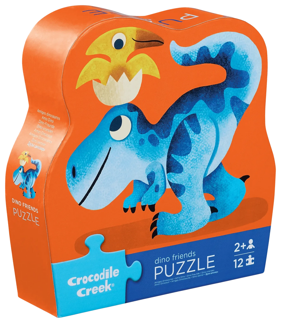 Crocodile Creek | Mini Dinosaur Friends 12-Piece Puzzle