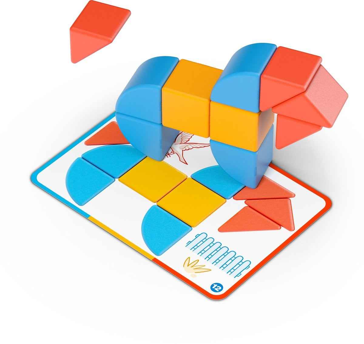 Geomag | Magicube 16-Piece Shape Blocks and Cards