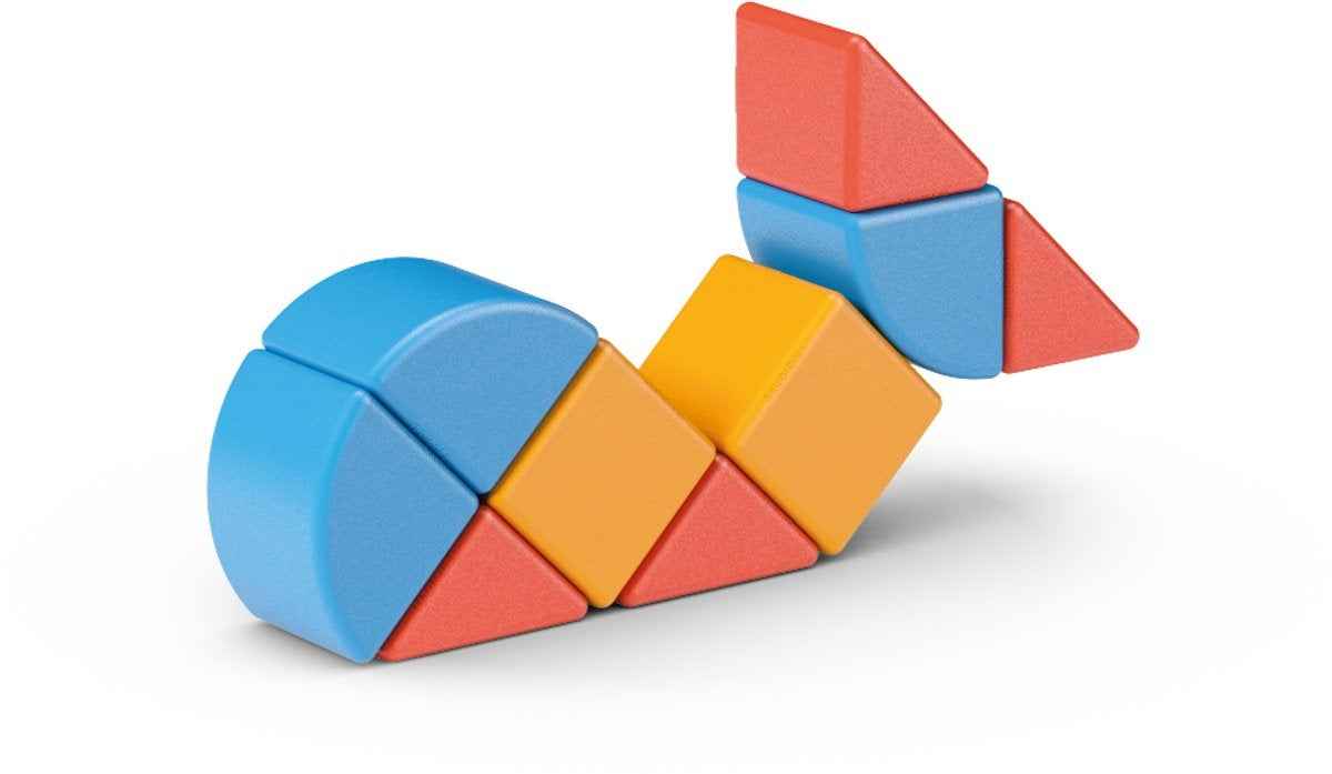 Geomag | Magicube Shape Blocks and Cards 16 Pieces