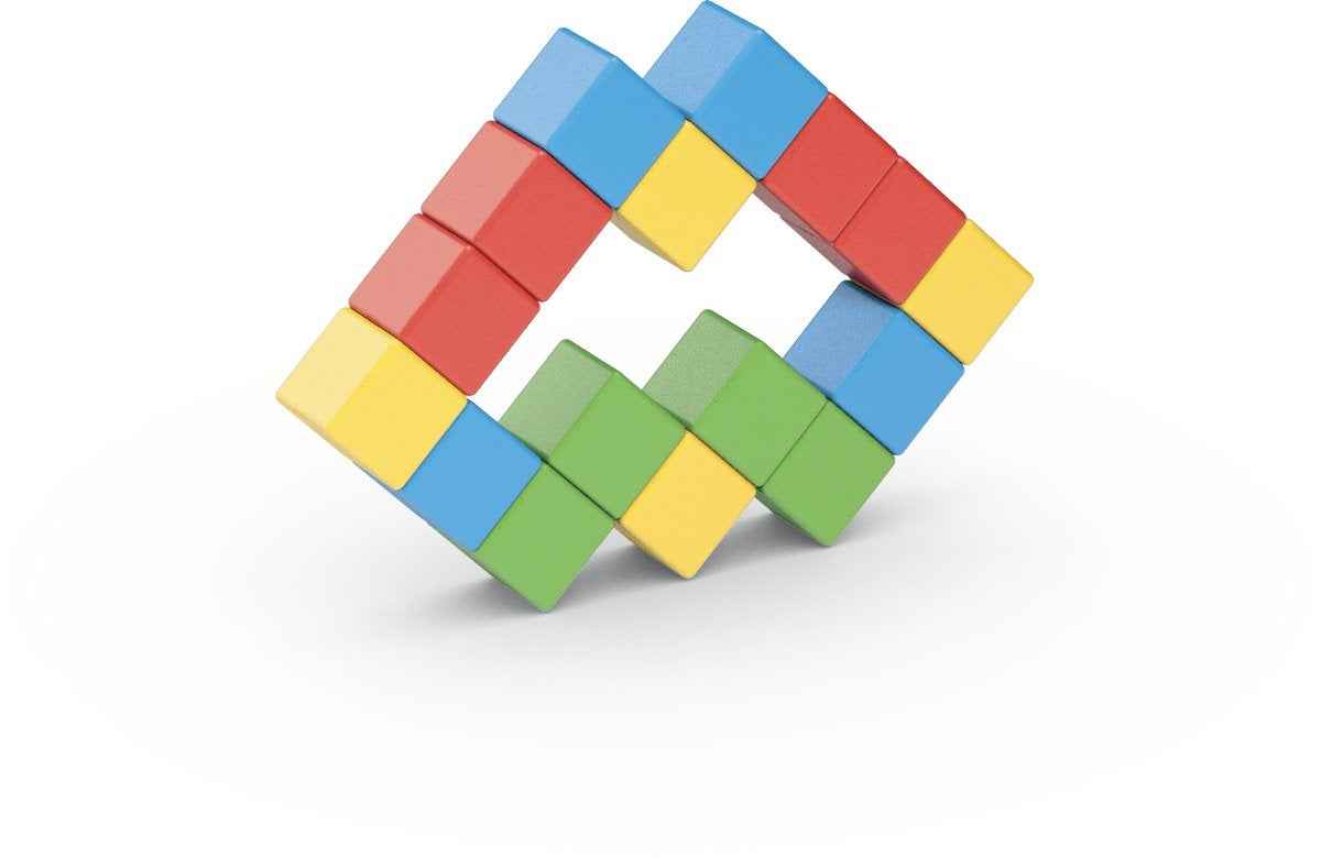 Geomag | Magicube Gerecycled Creatief Set 16 Stuks