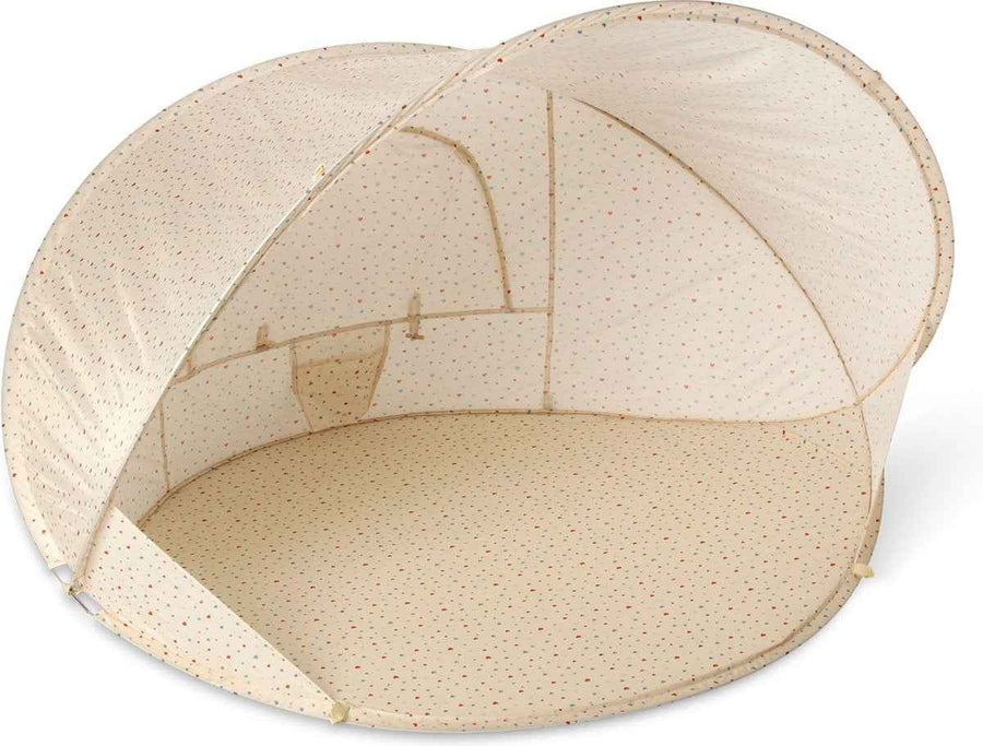 Konges Slojd | Pop-Up Beach Tent Anti-UV 50+ Multi Hearts
