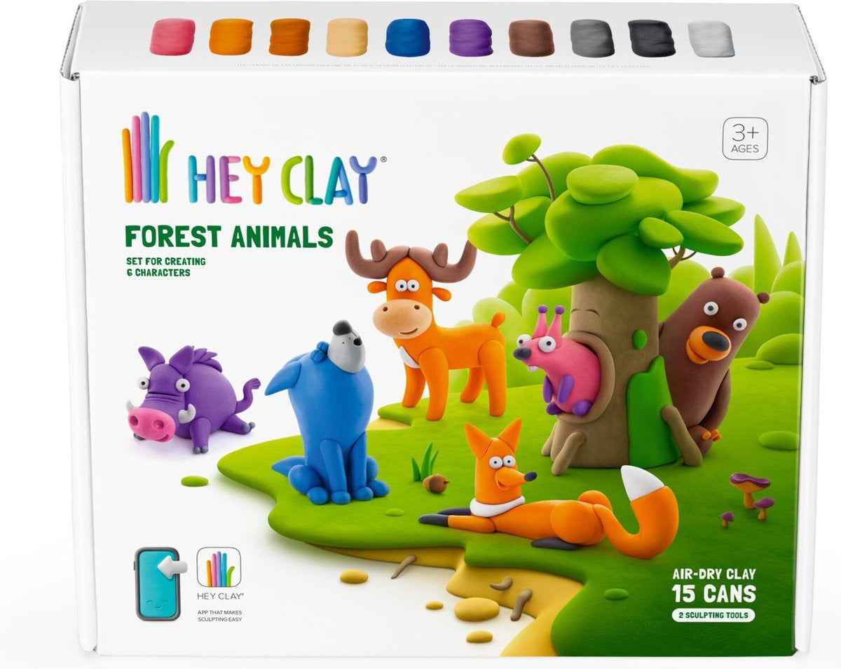 Hey Clay | Modeling Clay Forest Animals