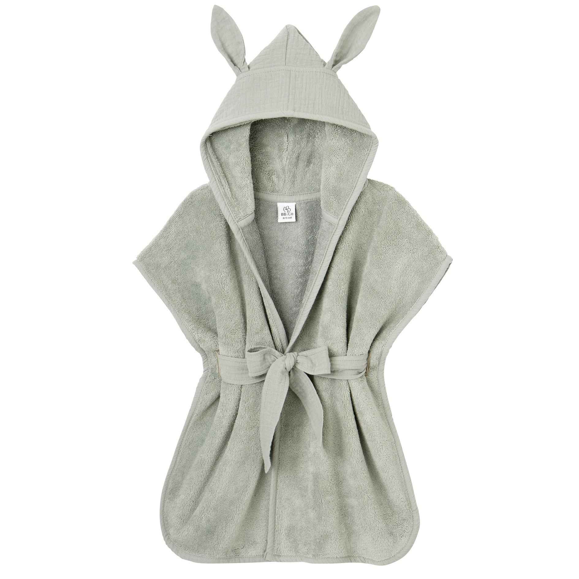 BB&Co | Badjas Bambou Groen 0-2Y