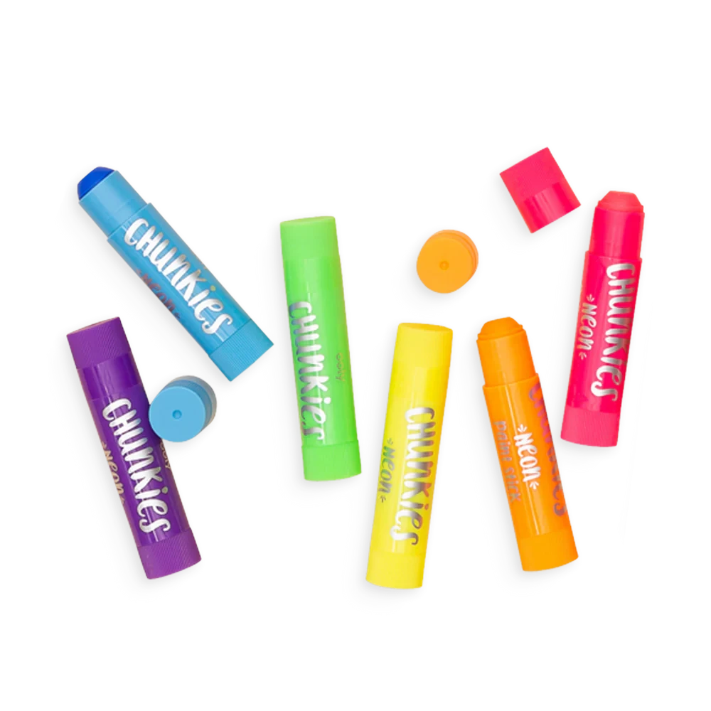 Ooly | Chunkies Verfstiften Neon Set Van 6