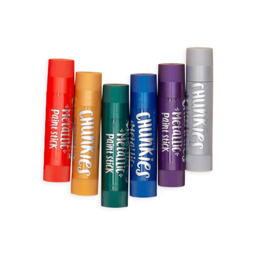 Ooly | Chunkies Verfstiften Metallic Set Van 6