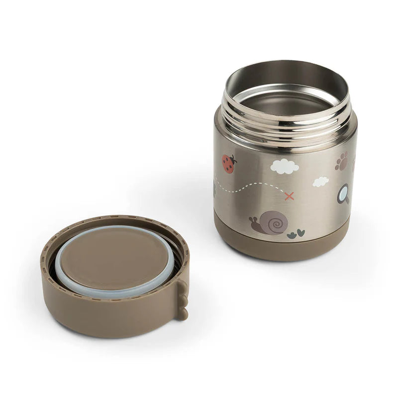 Done By Deer | thermos voedselcontainer tiny trails sand 300ml
