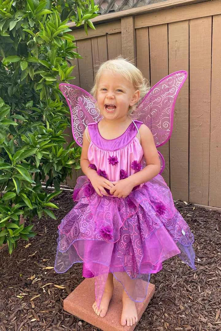 Little Adventures | Purple Blossom Fairy Costume Dress