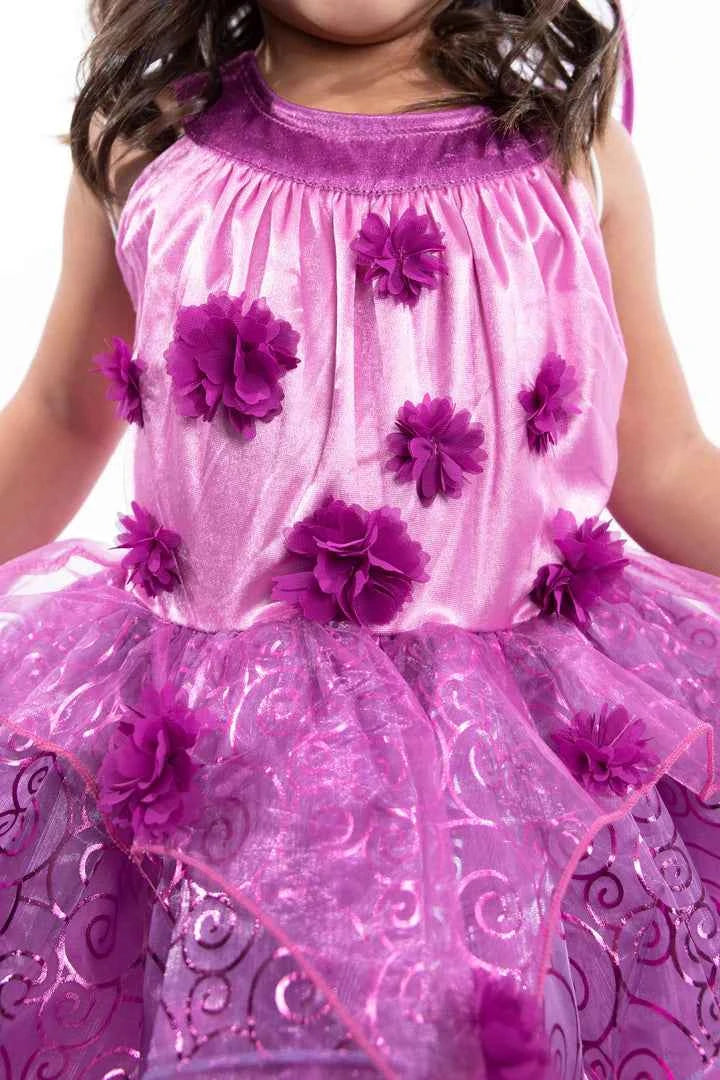 Little Adventures | Purple Blossom Fairy Costume Dress