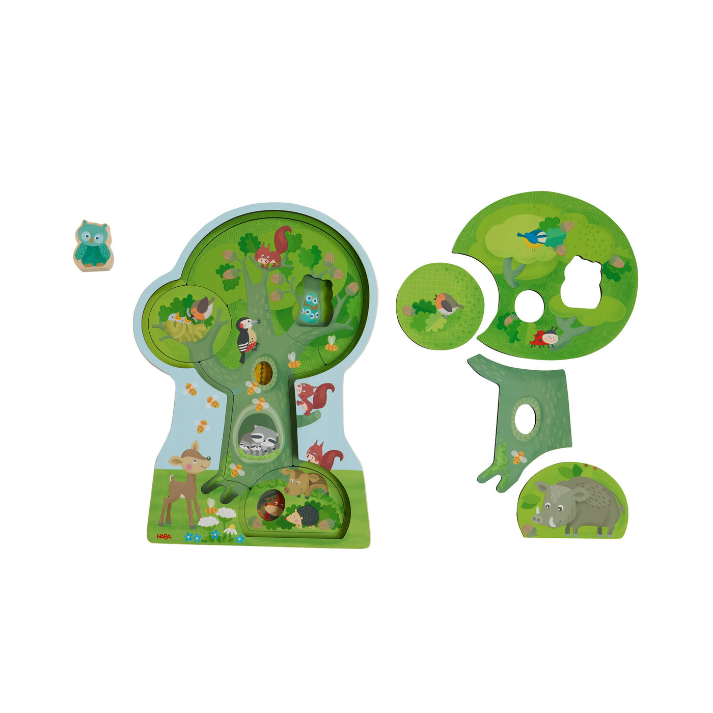 Haba | Houten Puzzel Bosdieren