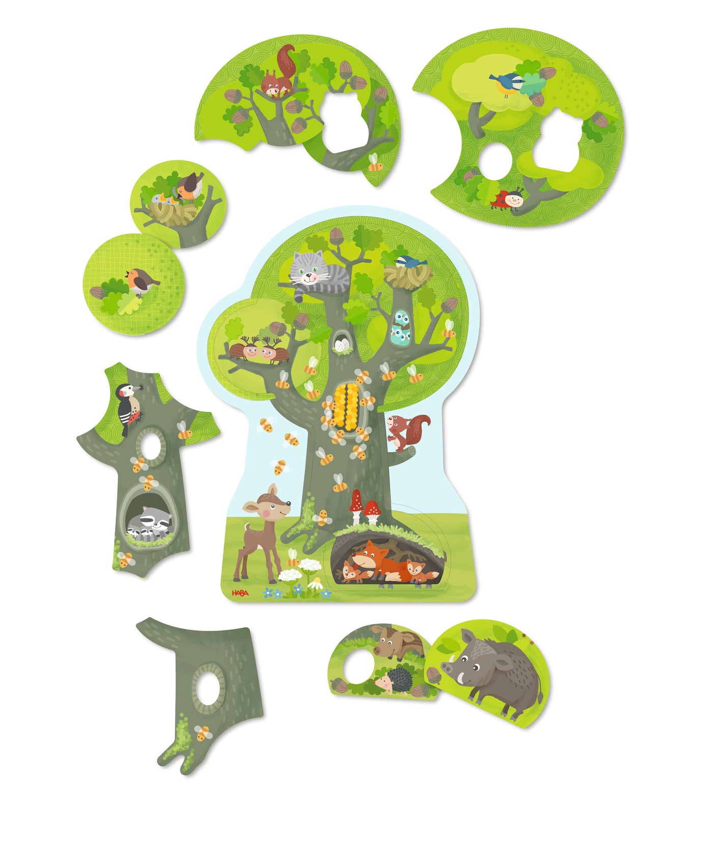 Haba | Houten Puzzel Bosdieren