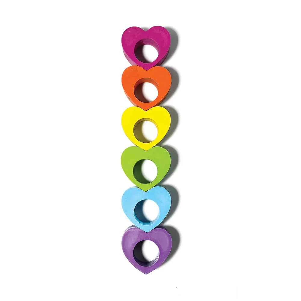 Ooly | Heart Ring Krijtjes Set Van 6
