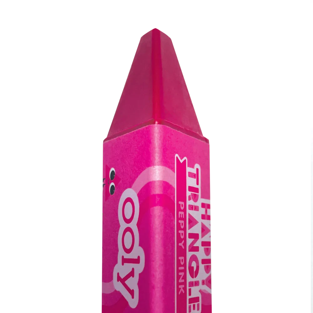 Ooly | Happy Triangles Jumbo Krijtjes Set Van 12