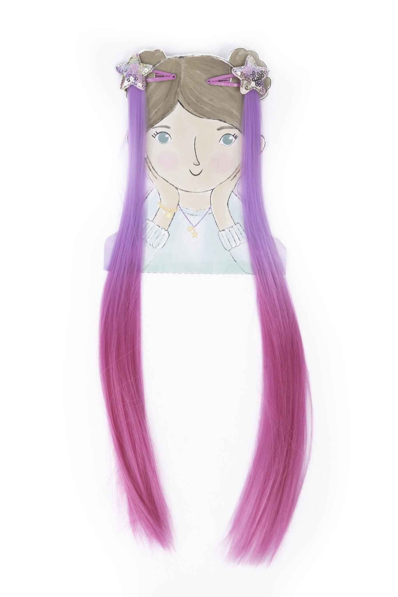 Great Pretenders | Rodeo Drive Multi Kleur Clip In Extensions
