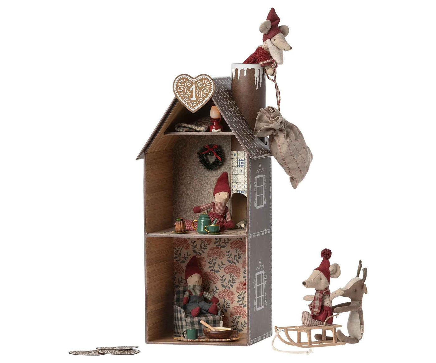 Maileg - Little Peppercake House, Mouse