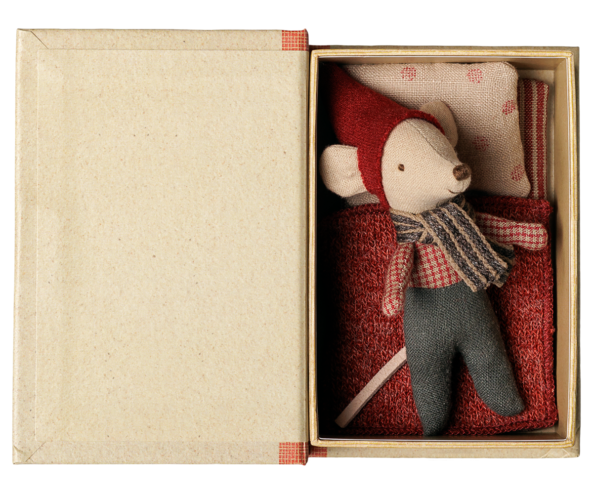 Maileg | Christmas mouse, Baby in book