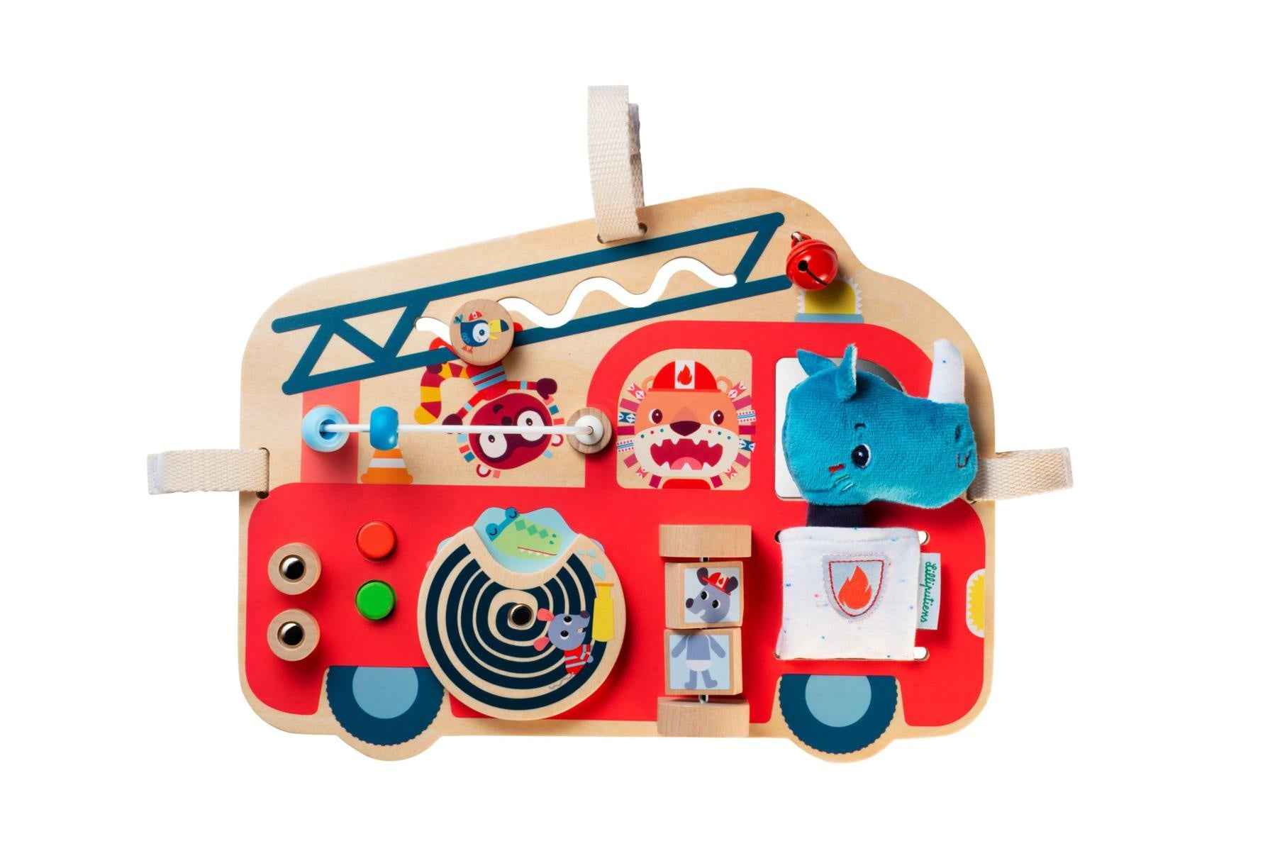 Lilliputiens | Fire Truck with Activity Panel