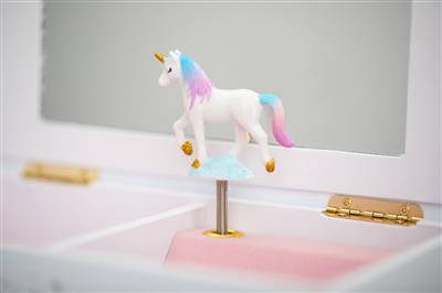 Giggle & Honey | Musical Jewelry Box - Floral Unicorn - Walz Of The Flowers