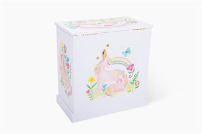 Giggle & Honey | Musical Jewelry Box - Floral Unicorn - Walz Of The Flowers