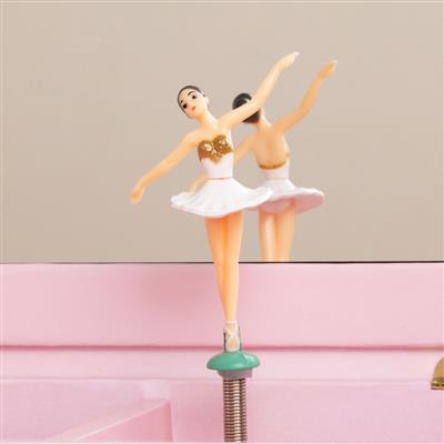 Giggle & Honey | Musical Jewelry Box - Twirling Ballerina - Swan Lake