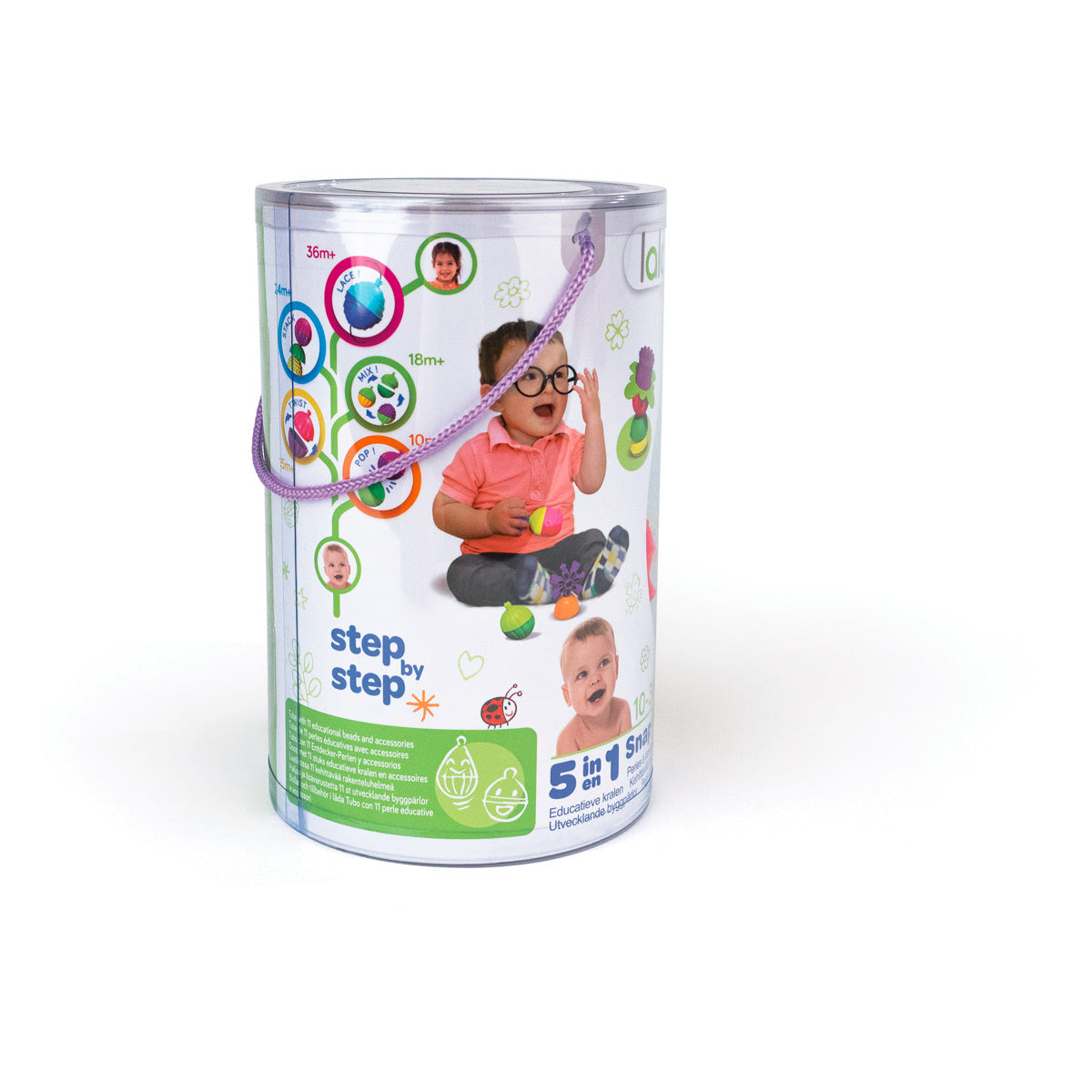 Lalaboom | Educatieve Kralen En Accessoires 24 Stuks