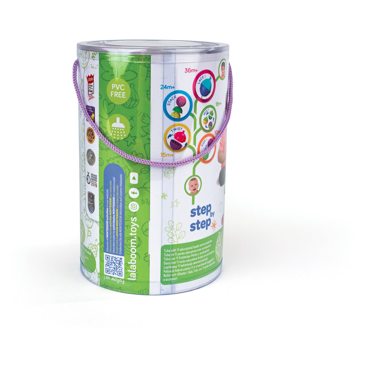 Lalaboom | Educatieve Kralen En Accessoires 24 Stuks