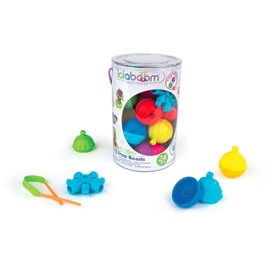 Lalaboom | Educatieve Kralen En Accessoires 24 Stuks